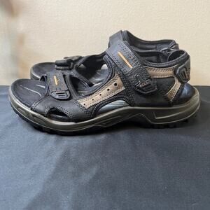 ECCO Yucatan Men’s Sport Sandals Black EU 42 US 8–8.5 Outdoor Walking 🌹